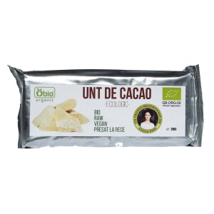 Unt de cacao raw eco 250g Obio
