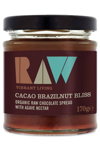 Crema tartinabila cu cacao si nuci braziliene raw eco 170g RAW Health