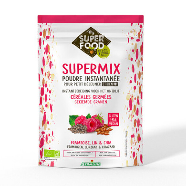 Supermix pentru micul dejun cu zmeura