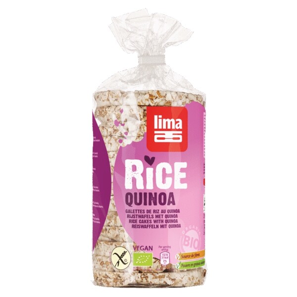 Rondele de orez expandat cu quinoa eco 100g