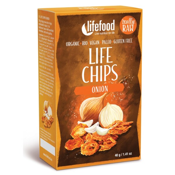 LIFE Chips din ceapa raw eco 40g