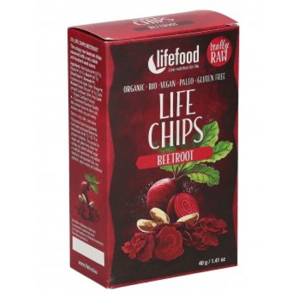 LIFE Chips din sfecla raw eco 40g