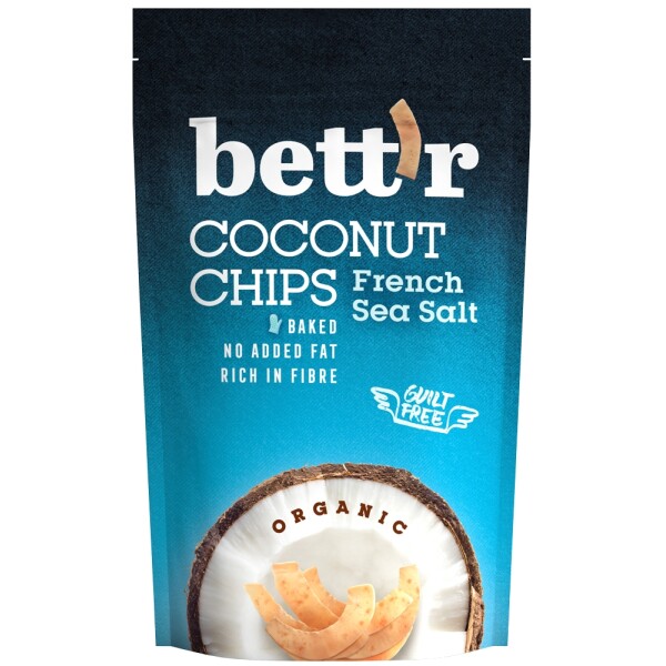 Chips de cocos cu sare eco 70g BETTR