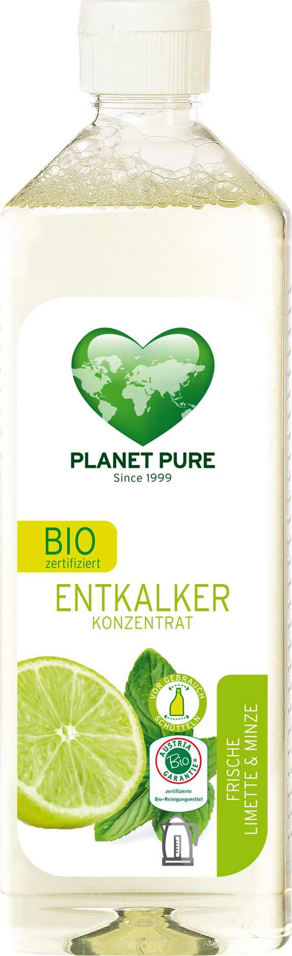 Detartrant bio - lime si menta - 510ml Planet Pure