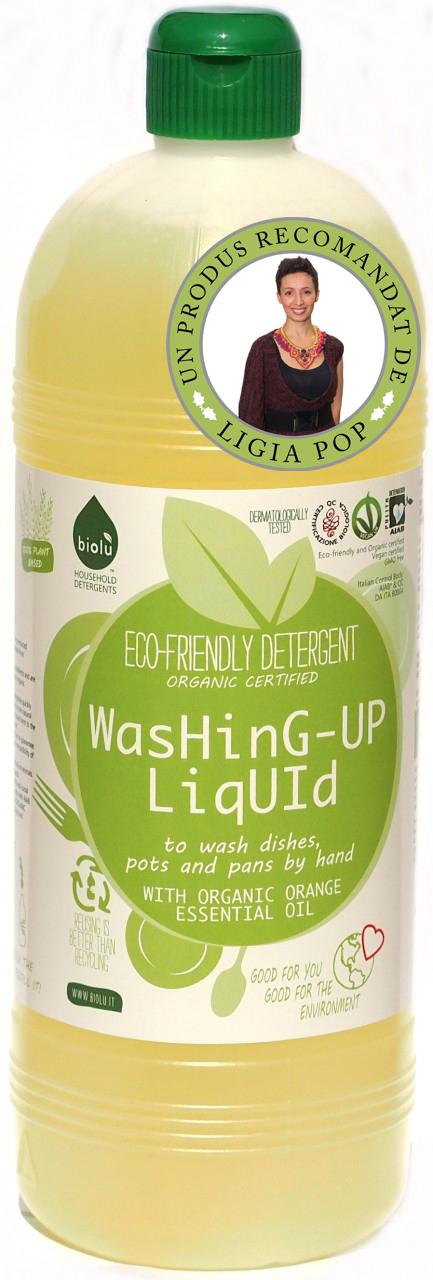 Biolu detergent lichid pentru spalat vase ecologic 1L