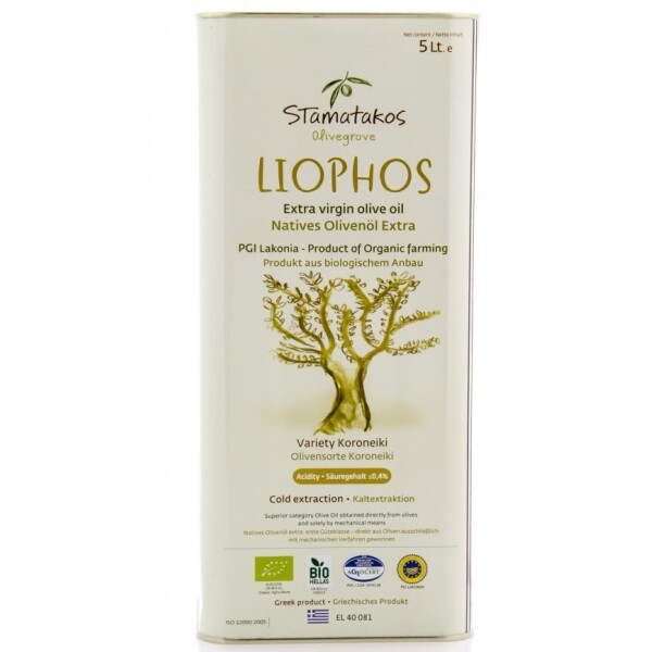 Ulei de masline extravirgin Liophos bio 5 litri