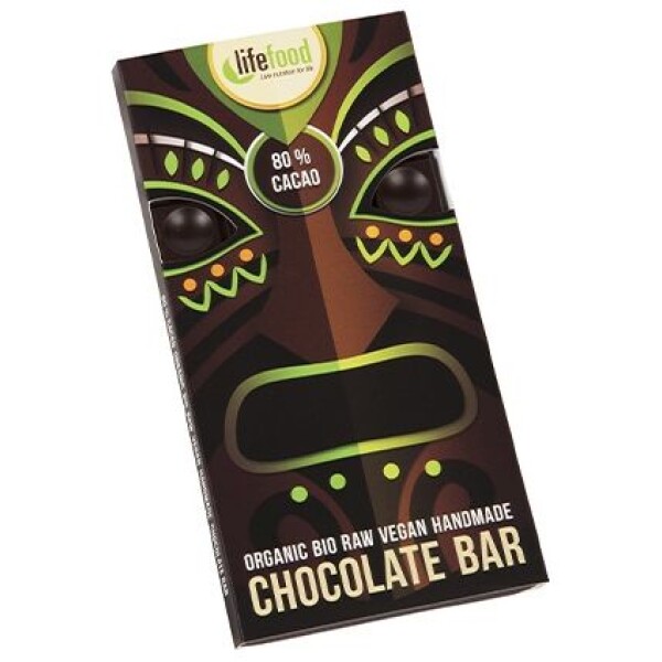 Lifefood ciocolata 80% cacao raw eco 70g