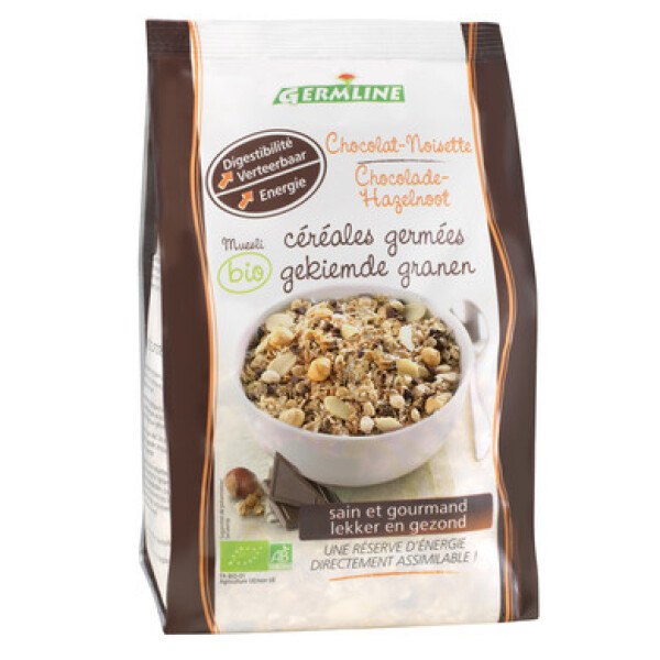 Musli din seminte germinate ciocolata-alune eco 350g