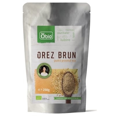 Proteina din orez premium eco 250g Obio