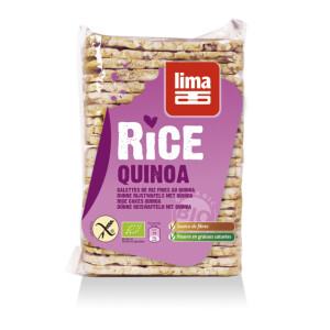 Rondele de orez expandat cu quinoa eco 130g