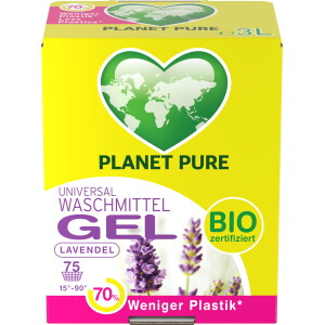 Detergent GEL bio de rufe - lavanda - 3 L Planet Pure