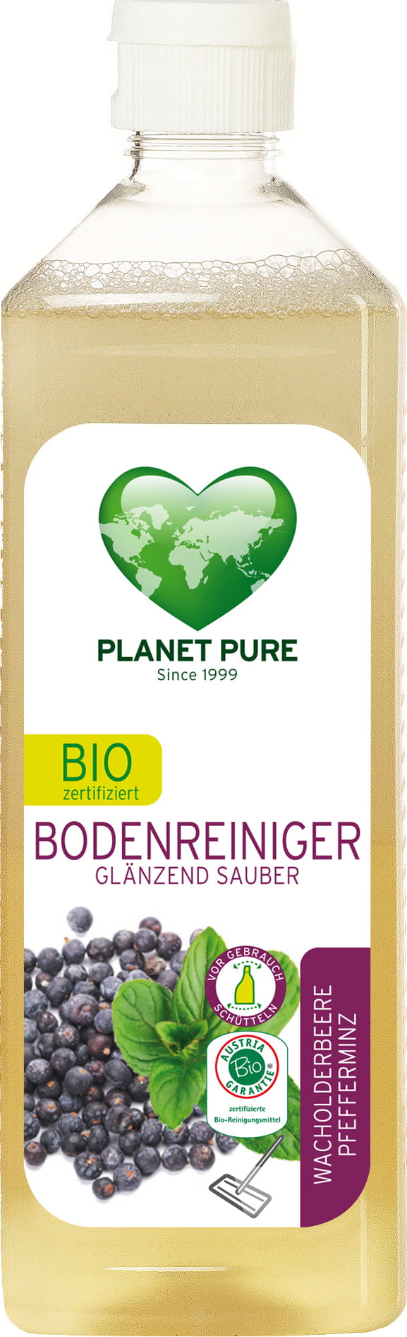 Detergent bio pentru pardoseli - ienupar si menta - 510ml Planet Pure