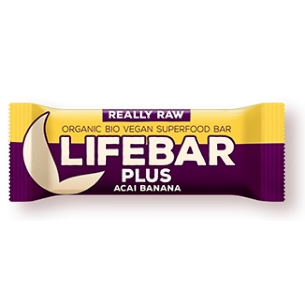 Lifebar plus baton cu acai si banane raw eco 47g