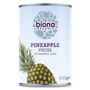 Ananas bucati in suc de ananas bio - Biona
