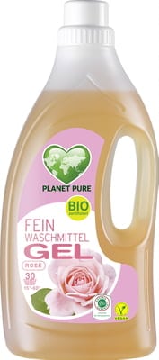 Detergent Gel bio pentru lana si matase - trandafir salbatic - 1.5L Planet Pure