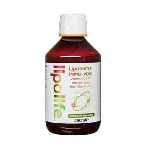 Lipolife IMMU-POW - Vitamina C si D3 lipozomala 250ml