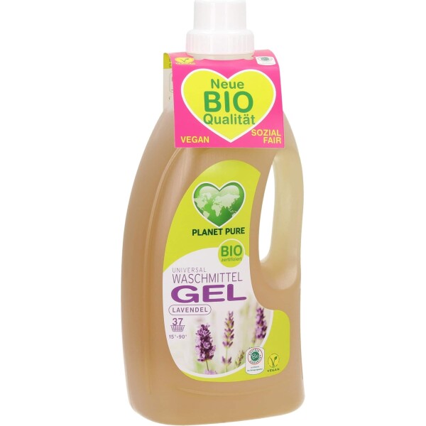 Detergent Gel bio de rufe - lavanda - 1.5L Planet Pure