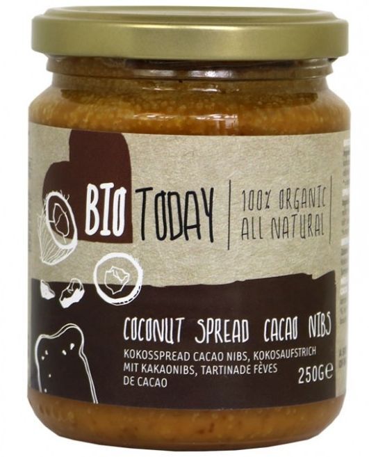 Crema tartinabila de cocos cu cacao bio 250g Bio Today
