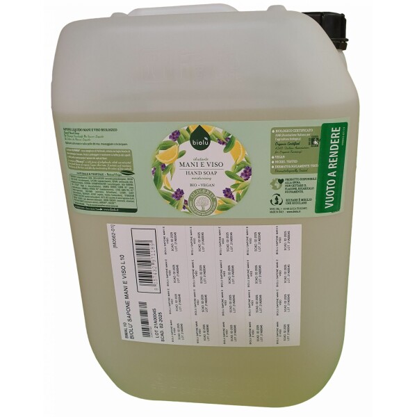 Biolu Sapun lichid ecologic cu lavanda si Vitamina E 10L