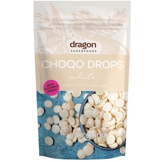 Choco drops White ciocolata alba eco 250g DS