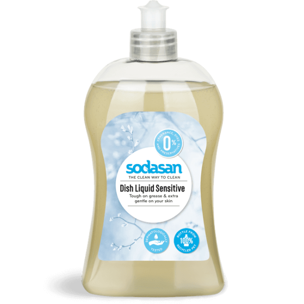 Detergent vase lichid bio Sensitiv 500ml SODASAN